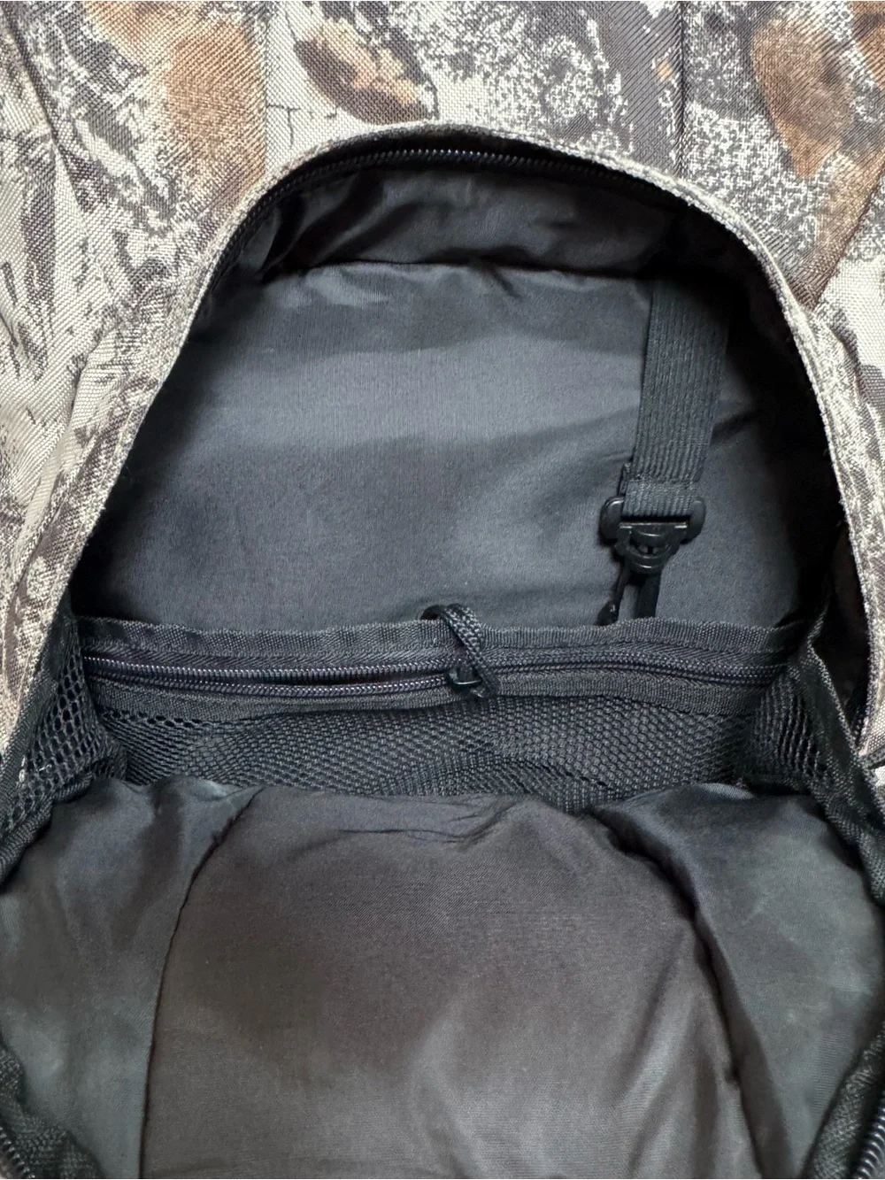 Ducks Unlimited Camo Backpack with Black Base